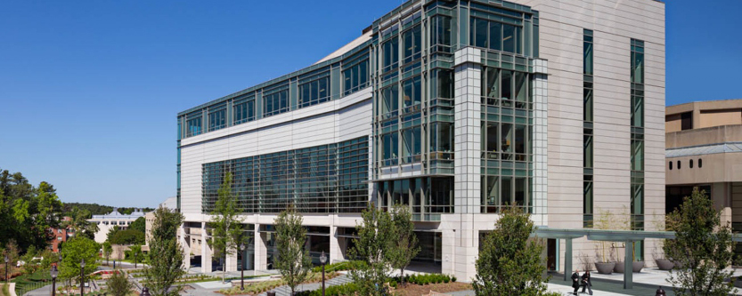 exterior of the Trent Semans Center for Health Education