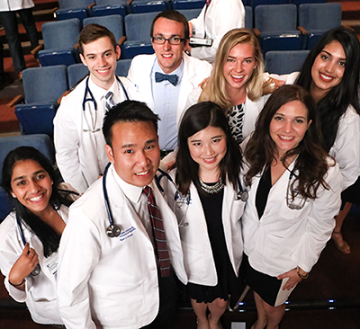 Students After White Coat Ceremony