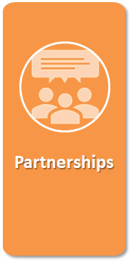 A graphic titled Partnerships for the Duke DS & IT Department