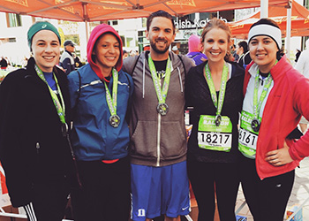 Duke PA Students in Durham Marathon