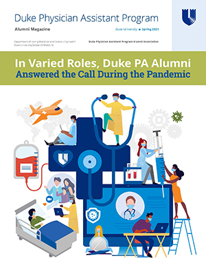cover of Duke PA Program 2021 magazine