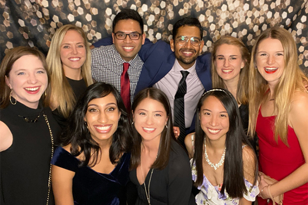 Medical students have fun at the Davison Ball formal dance