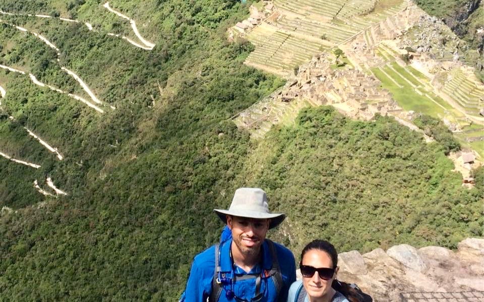 two people at Machu Picchu