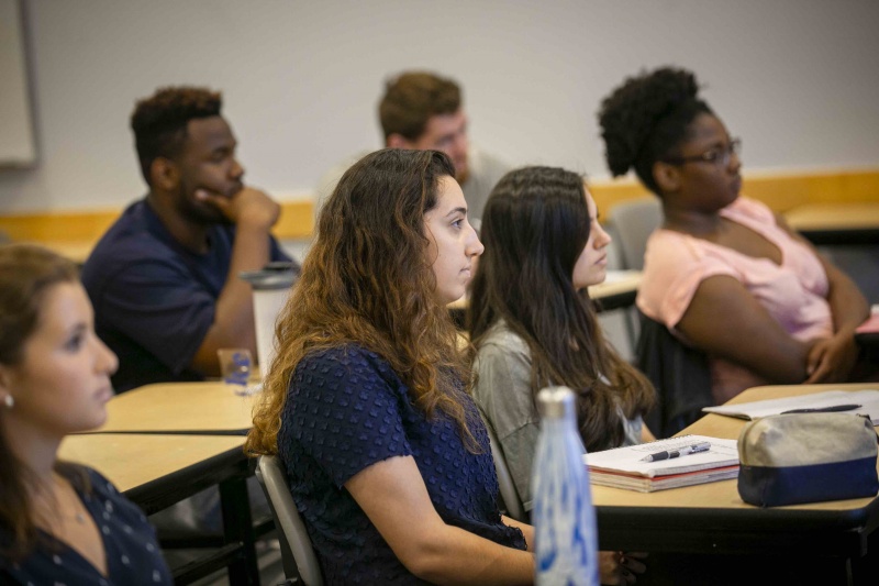 Students in a classroom