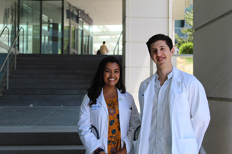 two medical students