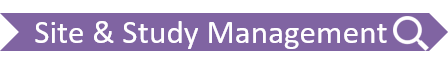 image of site and study management banner
