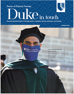 Duke In Touch DPT Magazine cover