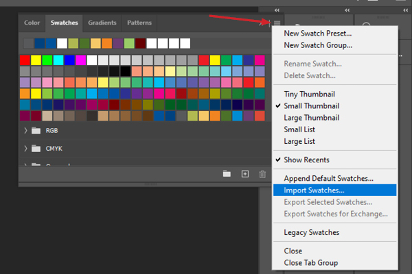 screenshot of adobe color manager