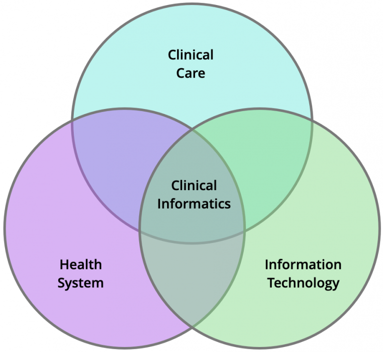 Which component is a subset 2025 of clinical health care informatics