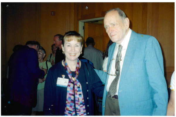 Pat Dieter with Dr. Eugene Stead