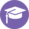 Icon: mortar board 