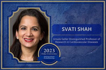 Svati Shah, 2023 Distinguished Professor