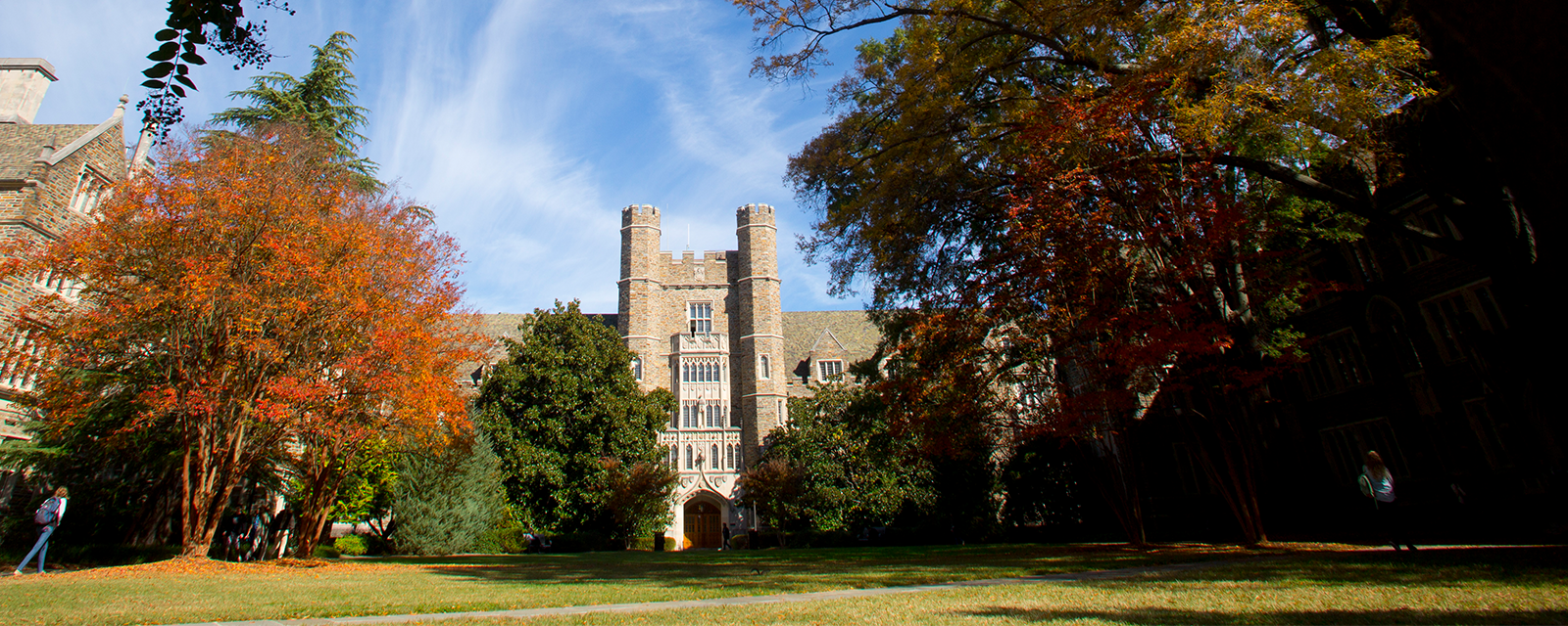 Davison Building in Autumn foliage