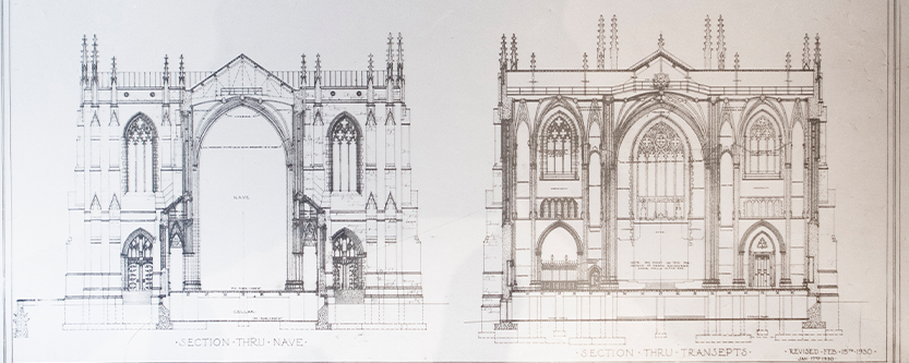 architectural renderings of Duke Chapel