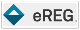 eREG logo with a border
