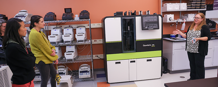 Karen Abramson, MPH describes the Quanterix HD-X which runs ultrasensitive Simoa digital biomarker detection assays.