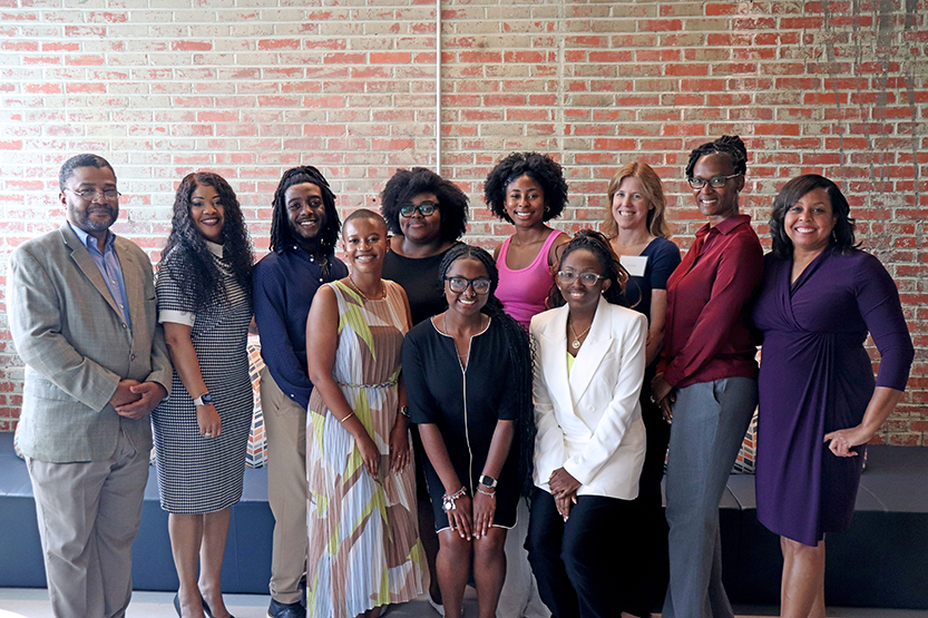 NCCU Students who participated in the Bridge program and program leadership.