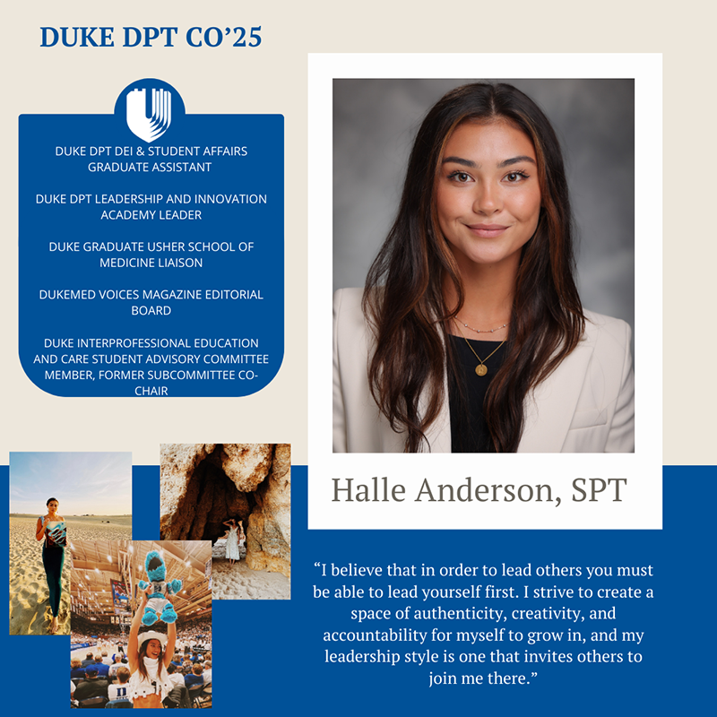 profile of student Halle Anderson