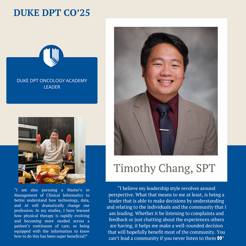 profile of student Timothy Chang