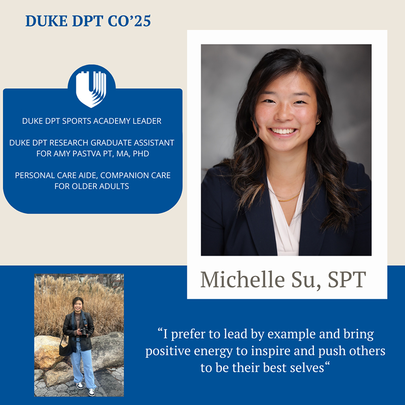 profile of student Michelle Su