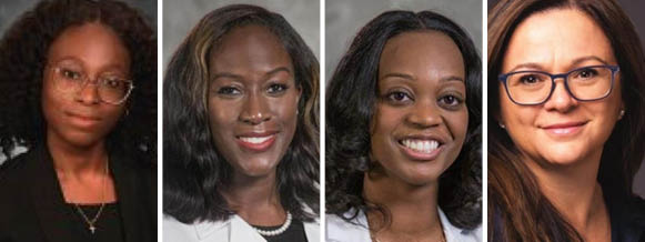 Drs. Bankole, Boateng Evans, Brownlow, Chanti-Ketterl Headshots