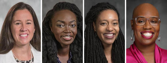 Drs. Diaz-Rodriguez, Hamdan, Johnson, LaShawn Headshots