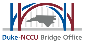 Duke and NCCU Bridge Office Logo