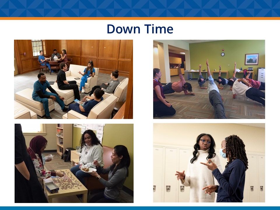 Duke PA students enjoying down time