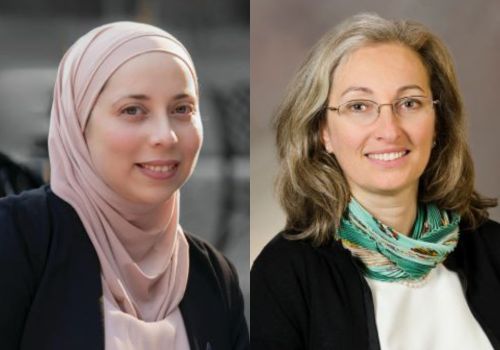 Ruba Sajdeya, MD/PhD and Miriam Treggiari, MD/PhD/MPH