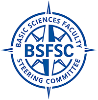 Basic Sciences Faculty Steering Committee Icon (Name around a compass rose)