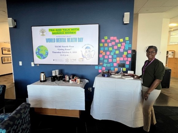 Monica Money Tabling with CAPS Resources