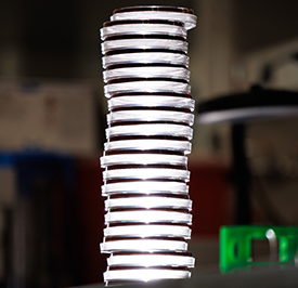 image of stack of petri dishes