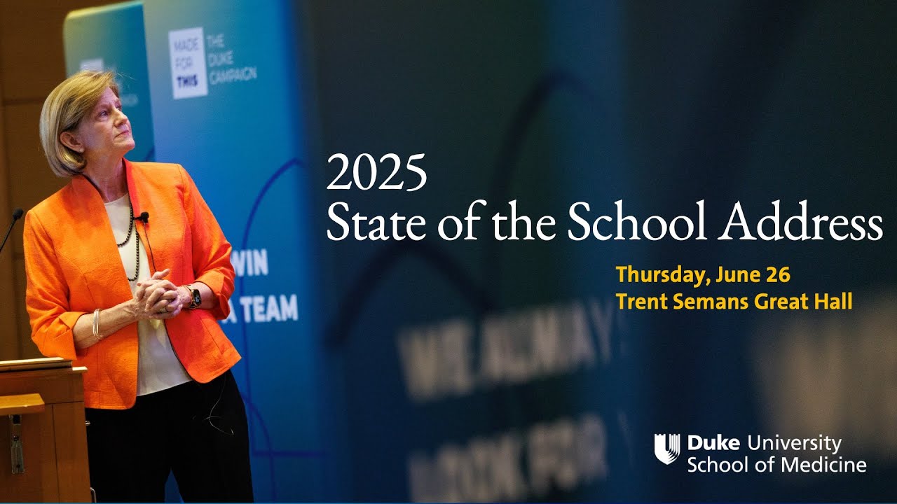 graphic with photo of woman and text that says 2025 state of the school address
