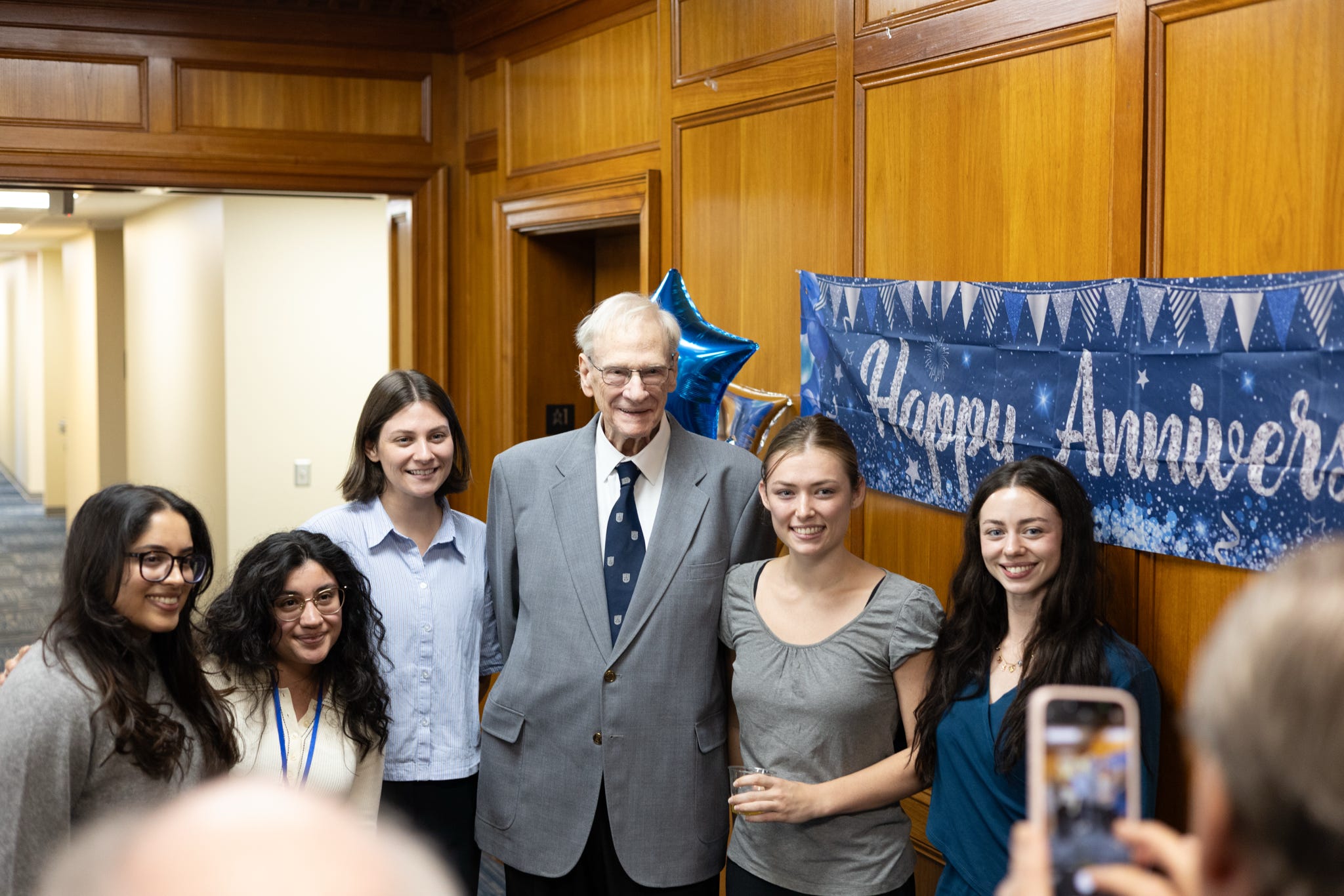 Pioneer with Students