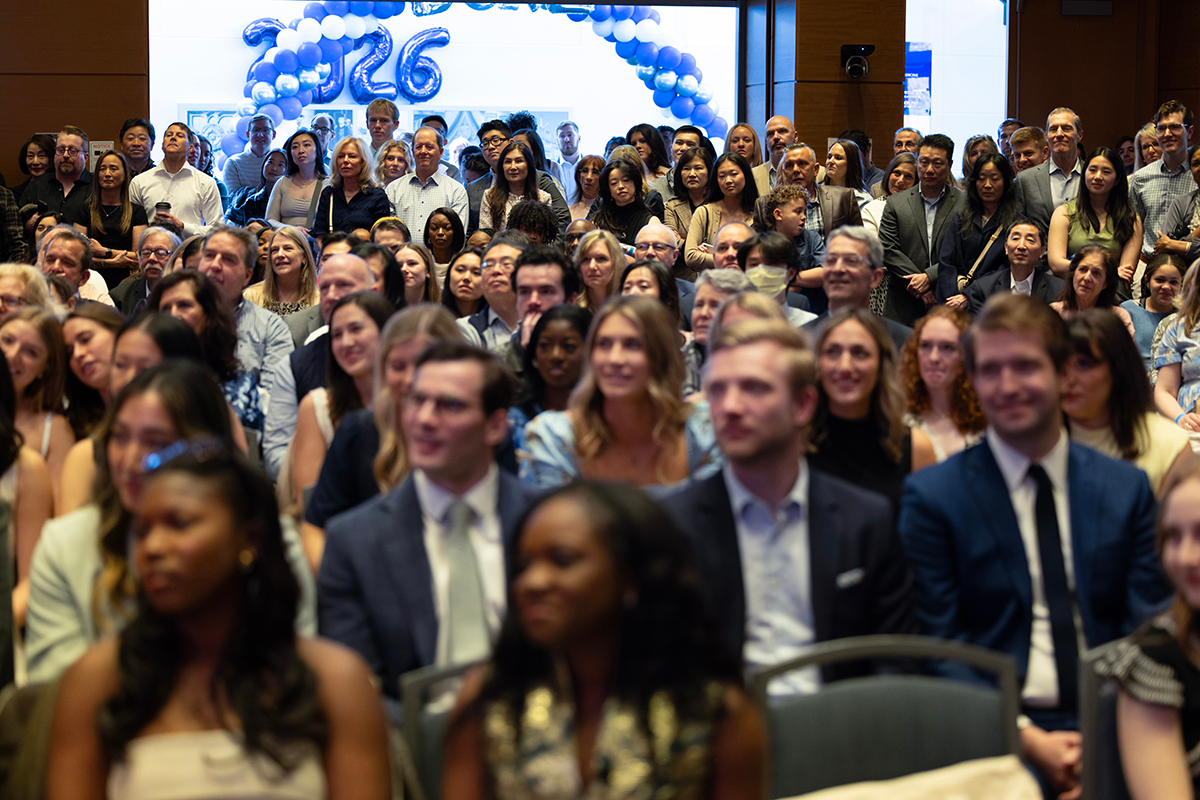 Students, family and friends gathered for the Match Day ceremony