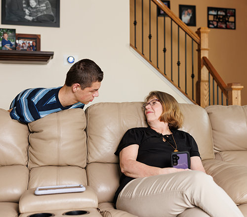 Matthew and Renee Wuchich at home