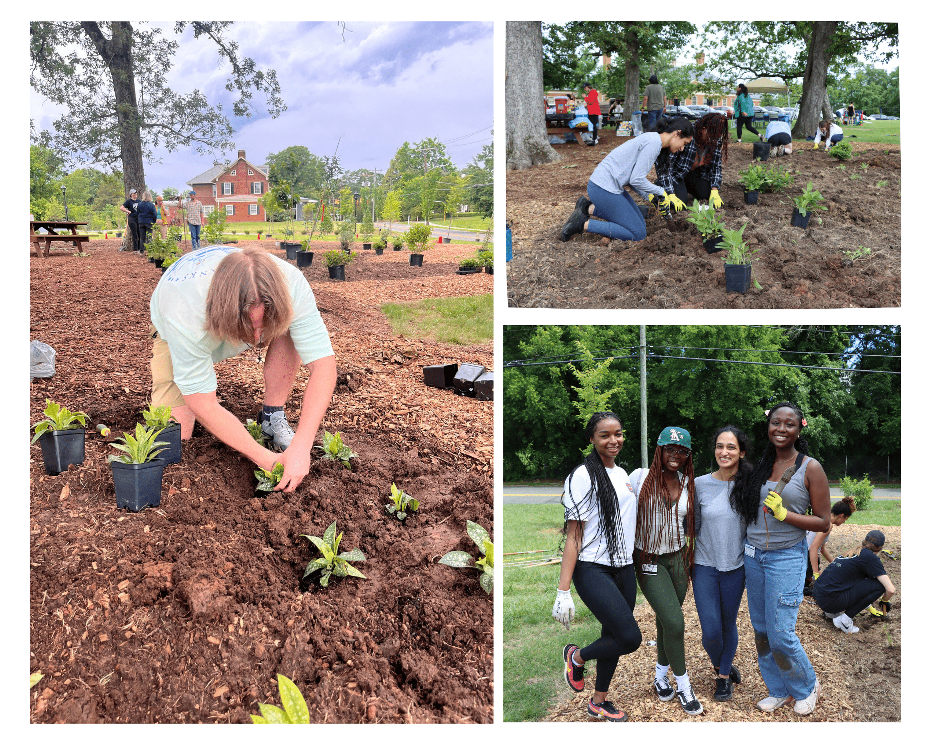 Duke PA students at Wellness Garden