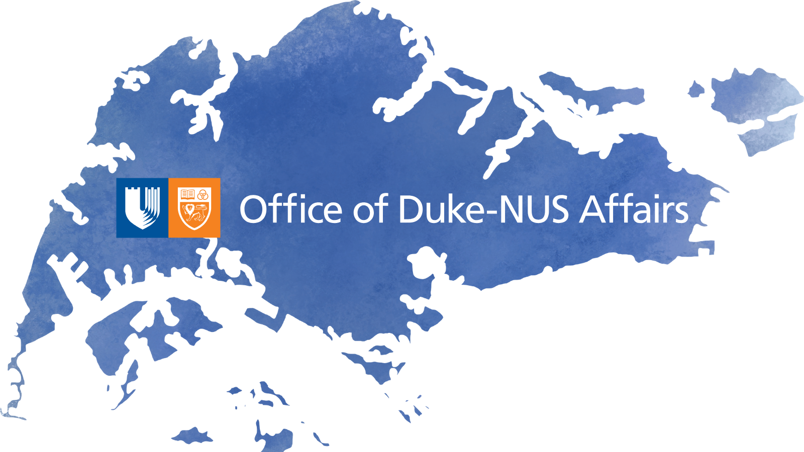 Image: Geographical outline of Singapore; Text: Office of Duke-NUS Affairs