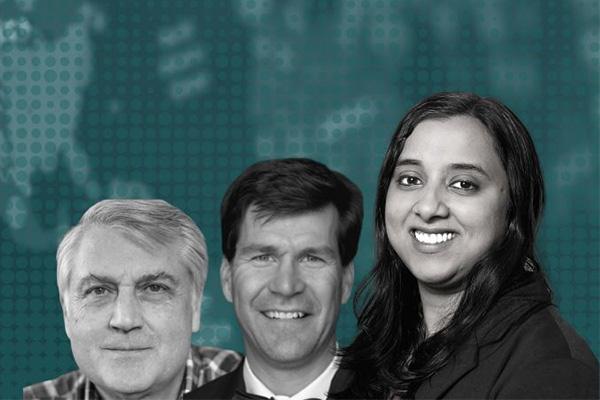 Jonathan Quick, M.D.; Christopher Woods, M.D.; and Lavanya Vasudevan, Ph.D.