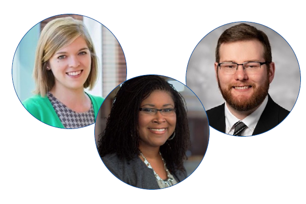 Sarah Craft, Anika Gardener, Justin Waterfield