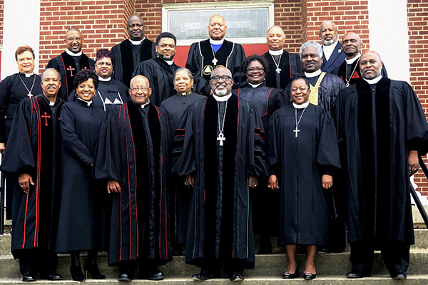 A.M.E. Zion Pastors from local communities who work with Duke Health.