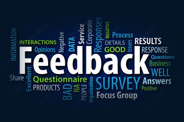 Feedback wordart illustration