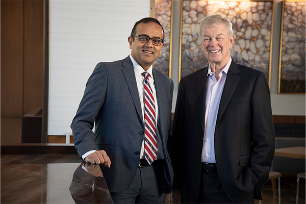 Manesh Patel, MD and Bob Keegan