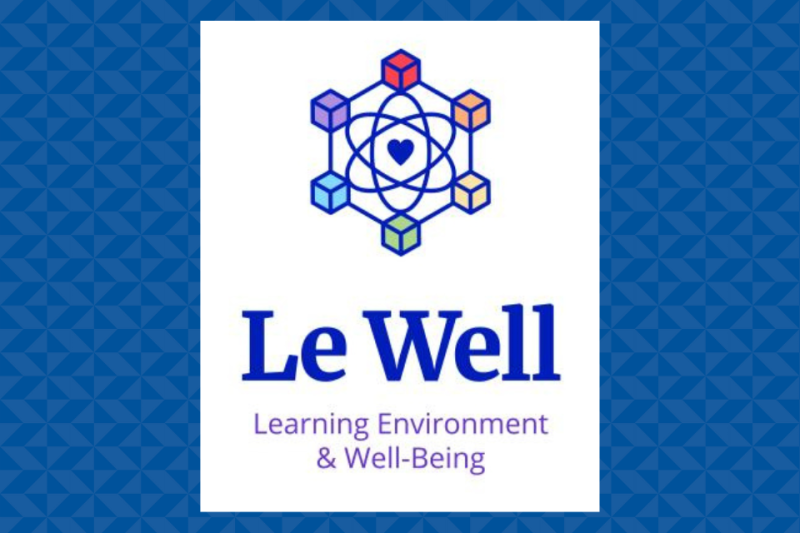 Le Well Logo. Learning Environment & Well-being