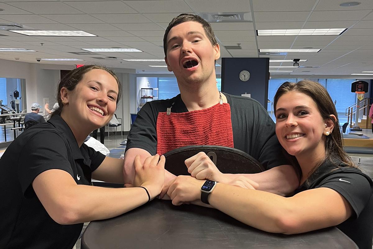  Jordyn, Tyler, and Brynn all smiling