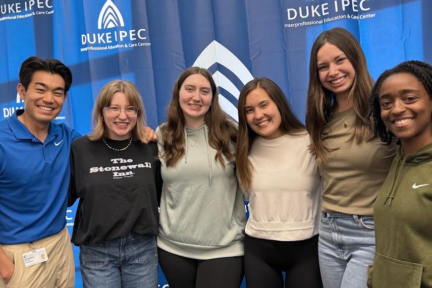 6 student posing for a photo