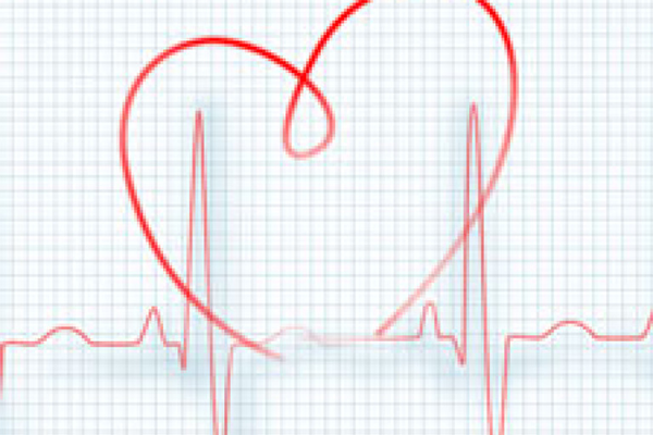 Stylized representation of a heart