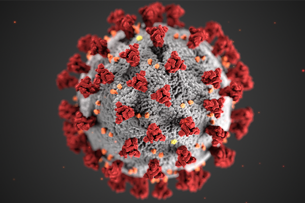 Rendering of the Corona Virus