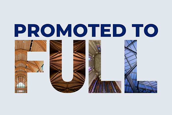 graphic reading "promoted to full"