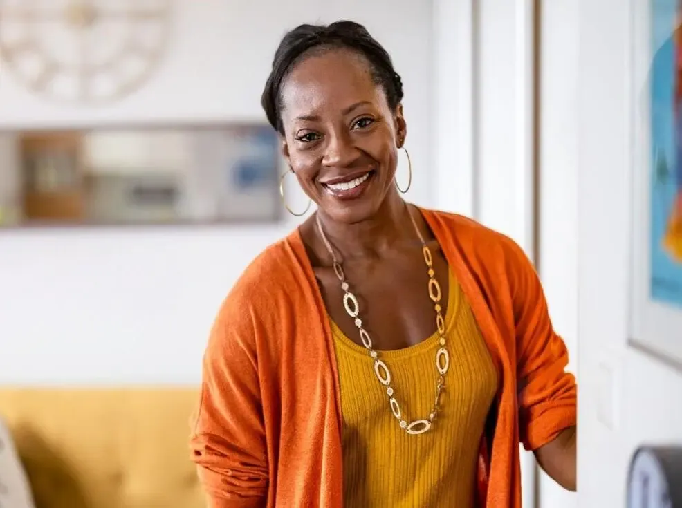 Portrait of a woman smiling